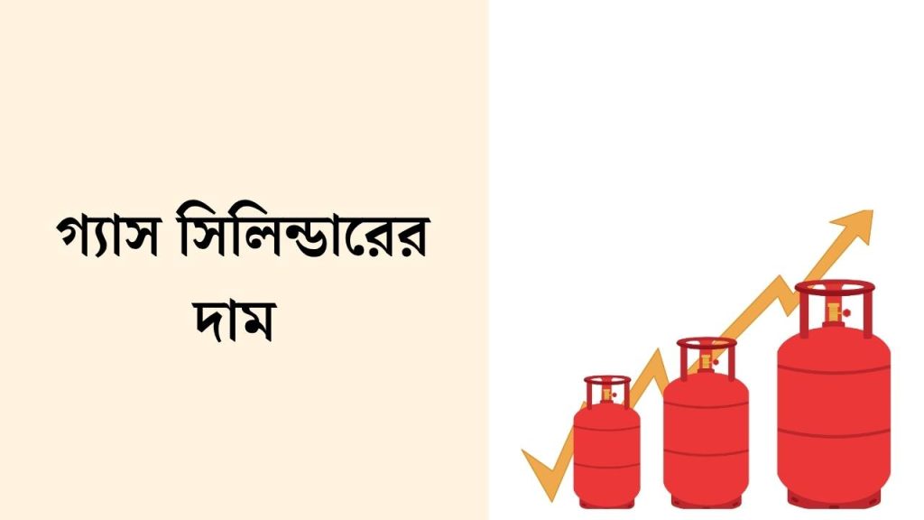 গ্যাস সিলিন্ডারের দাম